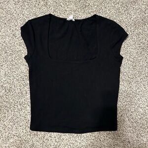 Garage Portia Square Neckline T Shirt